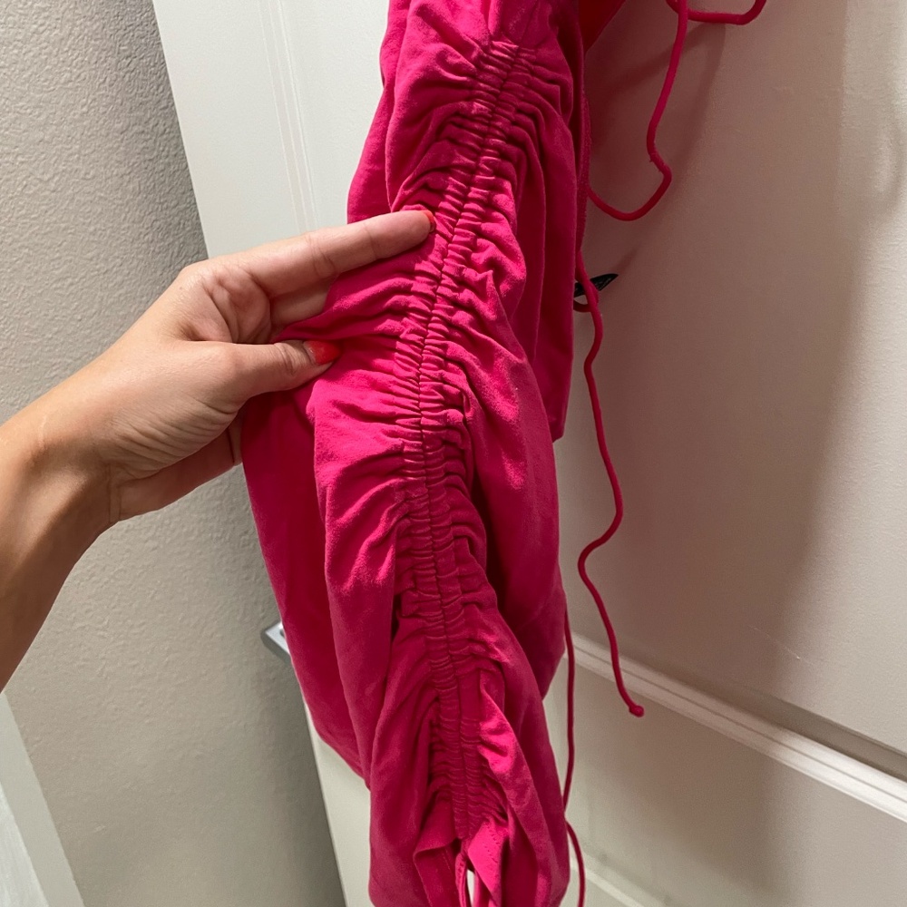 Hot Pink Women's Bodycon Dress (M) - Picture 2 of 3